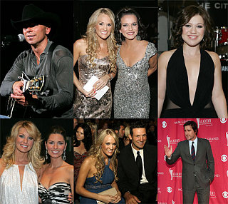 Kenny & Carrie Win Big at the ACM Awards