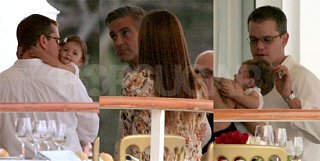 Damon, Clooney, and Isabella - Oh My!