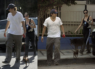 Ashton and Demi Let The Dogs Out