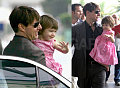 Suri and Tom Say Bye-Bye South of France