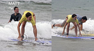 Jen and Ben Surf Into Their 3rd Year Of Marriage