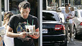 Ben, Jen and Violet Make a Stop for Starbucks