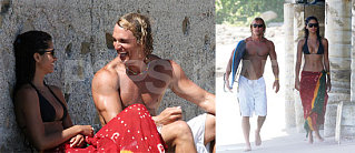 Photos of Matthew McConaughey and his girlfriend Camila Alves Last Summer 4th of July