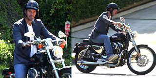 Keanu Flexes His Motorcycle