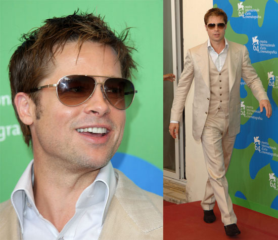 Brad Talks More Babies at the Venice Film Festival