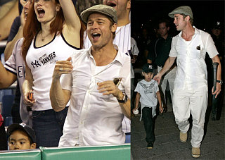Brad Takes Maddox Out To The Ballgame