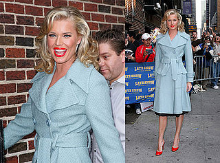 Rebecca's Red Lips Stop by Letterman