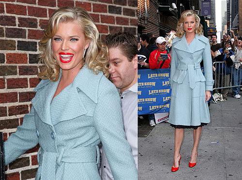 Rebecca's Red Lips Stop by Letterman