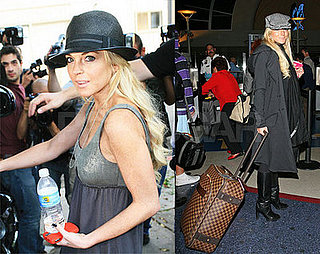 Lindsay Lohan at LAX