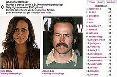 Play Celebrity Faceoff, Win $1,000! Play Celebrity Faceoff, Win $1,000!