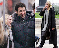 Clive Owen and Naomi Watts on the set of The International in Milan