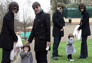 Tom, Katie and Fashion Plate Suri Hit London