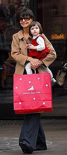 Katie Holmes and Suri Cruise Shopping at The Grove
