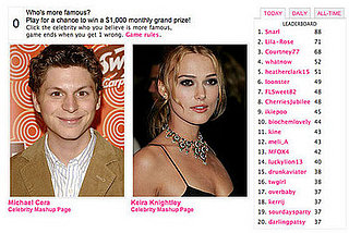 Win a Wii by Playing Celebrity Faceoff!