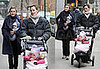 Jennifer Garner and Keri Russell with Violet Affleck and River Russell Deary