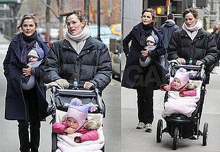 Jennifer Garner and Keri Russell with Violet Affleck and River Russell Deary
