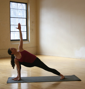 Strike a Yoga Pose:  Extended Side Angle
