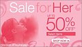 Sale Alert: FinishLine.com 50% Off For Her!