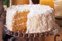 Coconut Cream Cake - The Lesser Evil