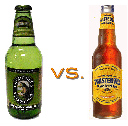 Hard Cider vs. Hard Iced Tea 