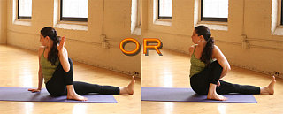 Strike a Yoga Pose:  1-Legged Seated Spinal Twist
