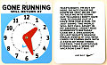 Get Your Own 'Gone Running' Clock