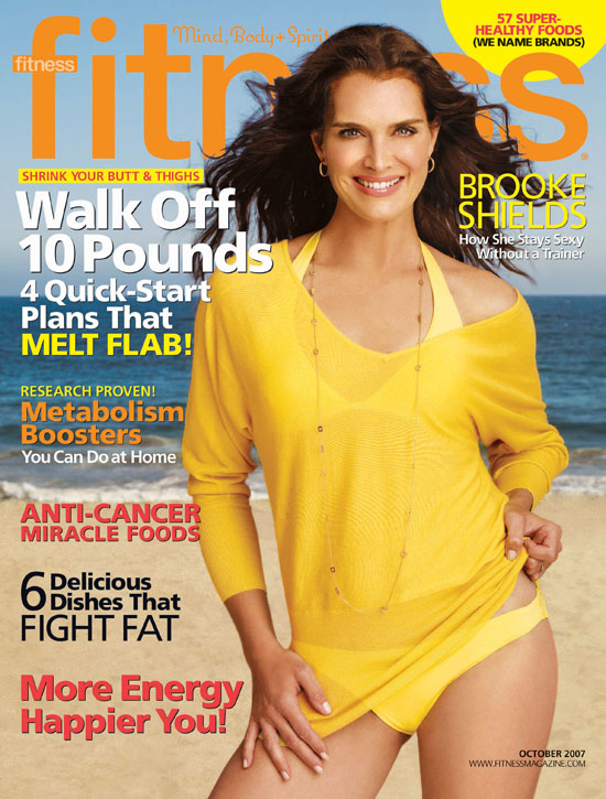 Brooke Shields Shines on Fitness