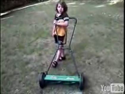 Fall Workout:  Use a Push Mower