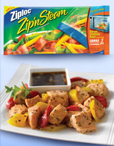 Cool Healthy Gadget: Ziploc Zip'n Steam Bags