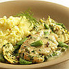 Healthy Dinner Idea: Chicken With Snap Peas and Spring Herbs