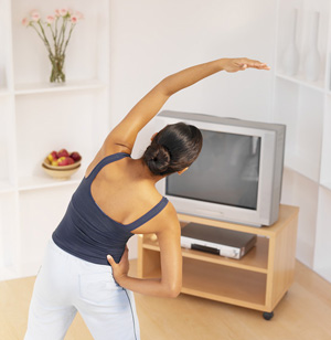 Fit Tip:  Work Out While Watching TV