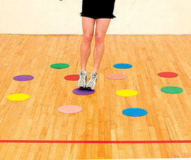 Use Agility Dots to Break Up the Boredom of Working Out