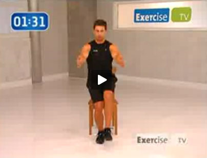 ExerciseTV: Single Leg Squats With a Chair