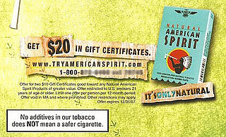 Rant on American Spirit Cigarette Company Direct Marketing Campaign
