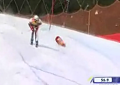 This Skier's "Boys" Take A Beating On The Slopes