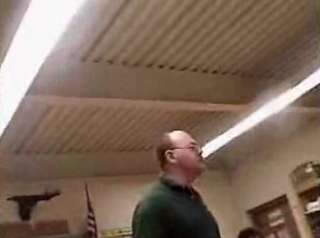 Teacher Flips His Lid