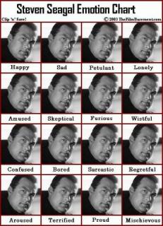 Steven Seagal: Most Expressive Actor Ever?