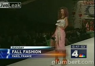 Model Falls, News Anchors Laugh