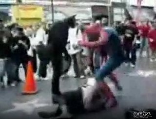 Superheroes Fighting