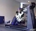 Roller Blades & Treadmill Meet Dumb & Dumber