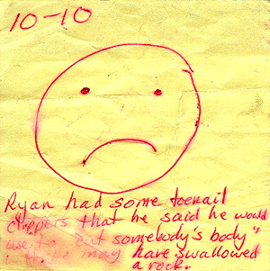 Found! A Note Sent Home From School