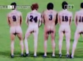 Streaker Interrupts Nude Soccer Game