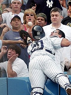 Scared Baseball Fan