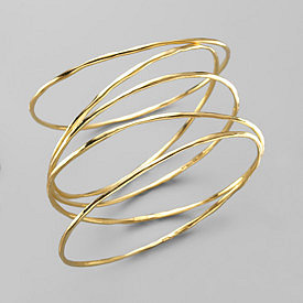 Nicole - Ippolita - 18K Shiny Gold Bangle - Saks.com
