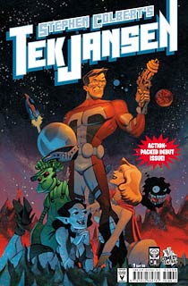 Colbert, in Comic Book Form