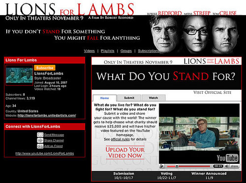 Lions for Lambs Online Competition Builds Buzz, Helps Others