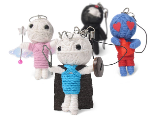 Totally Geeky or Geek Chic? Voodoo Cell Phone Charms