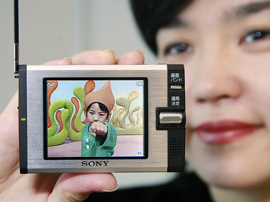 Sony Shows Off Mini Personal TV