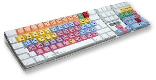 Totally Geeky or Geek Chic? The Colorful Logickeyboard