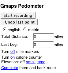Website Of The Day: Gmaps-Pedometer.com